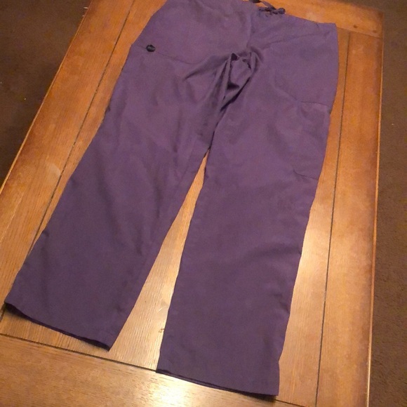 QQCherry purple scrub pants uniform medium - Picture 3 of 7